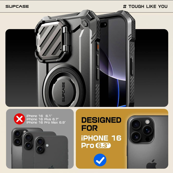 SUPCASE iPhone 16 Pro Rugged Kickstand Case - DOKUTRONIX