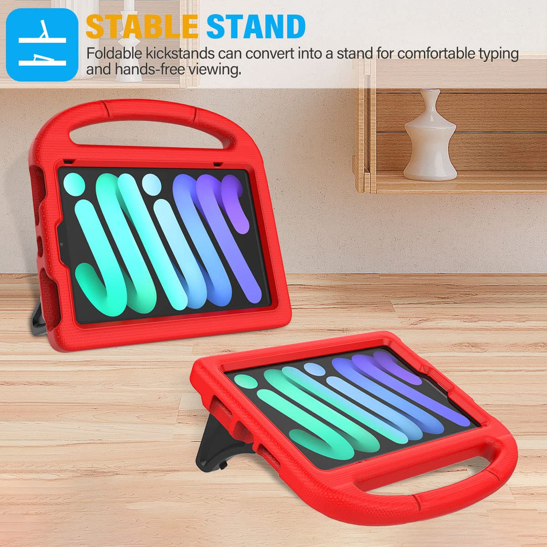 SUPLIK Kids iPad Mini 6/7 Durable Case & Stand - DOKUTRONIX