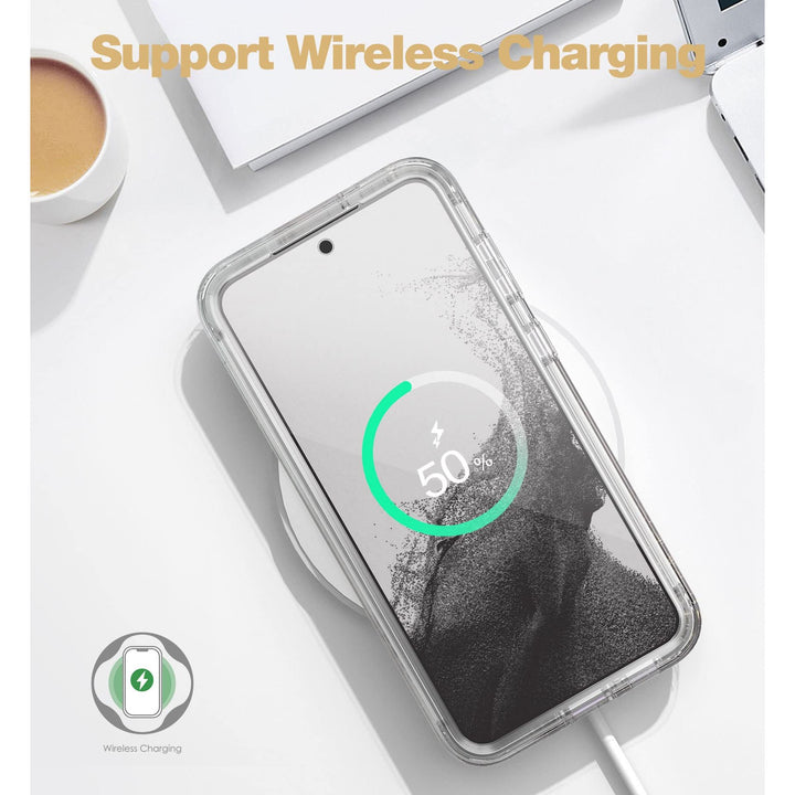 Suritch Rose Marble Rugged Case for Galaxy S23 Plus - DOKUTRONIX