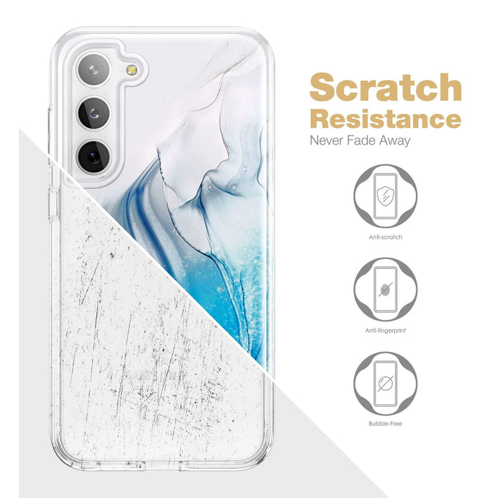 Suritch Rose Marble Rugged Case for Galaxy S23 Plus - DOKUTRONIX