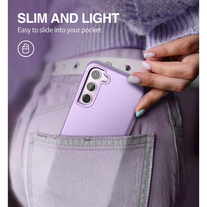 Suritch Rose Marble Rugged Case for Galaxy S23 Plus - DOKUTRONIX