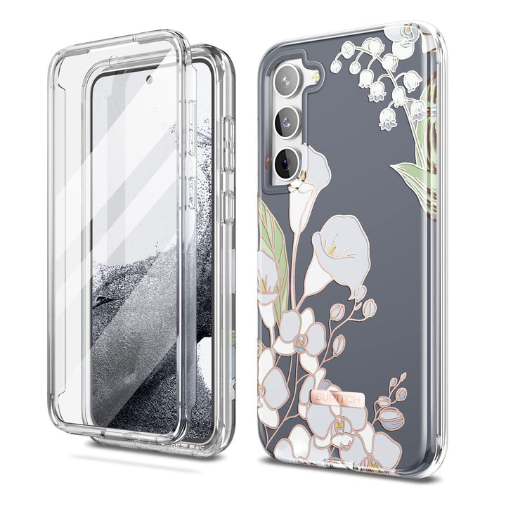 Suritch Rose Marble Rugged Case for Galaxy S23 Plus - DOKUTRONIX