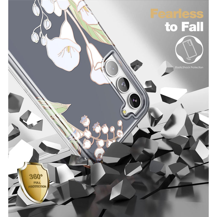 Suritch Rose Marble Rugged Case for Galaxy S23 Plus - DOKUTRONIX