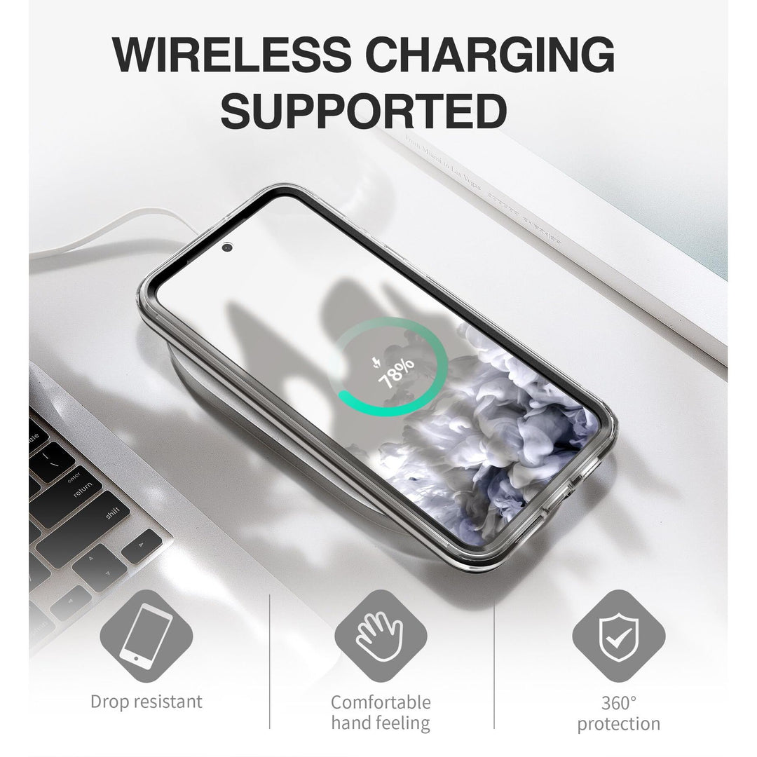 Suritch Rose Marble Rugged Case for Galaxy S23 Plus - DOKUTRONIX