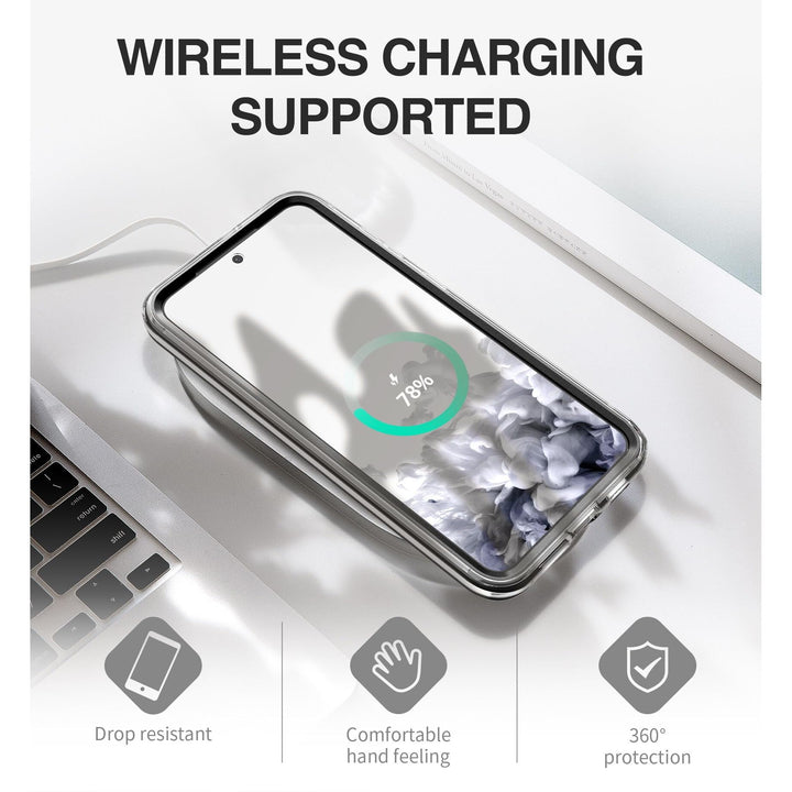 Suritch Rose Marble Rugged Case for Galaxy S23 Plus - DOKUTRONIX