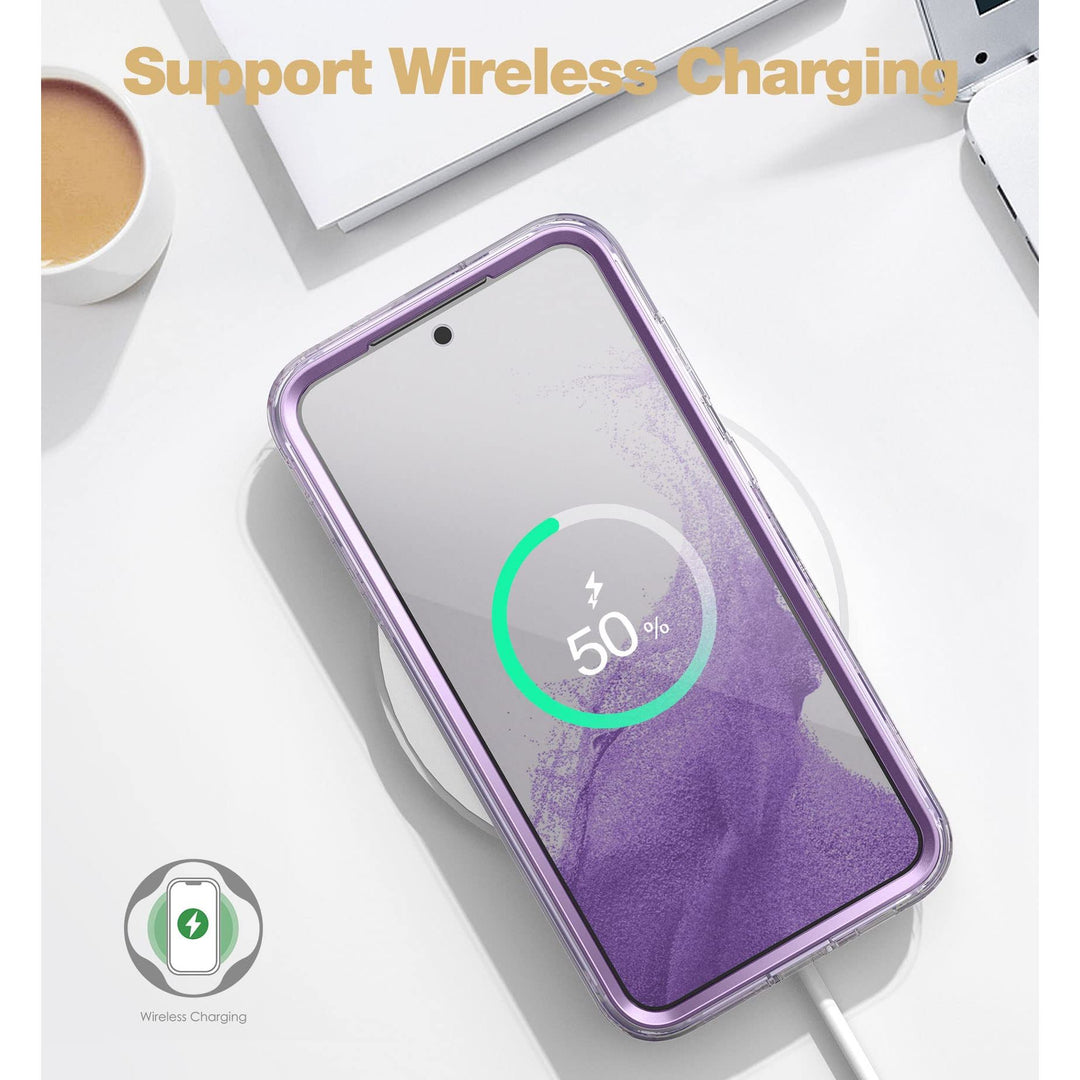 Suritch Rose Marble Rugged Case for Galaxy S23 Plus - DOKUTRONIX