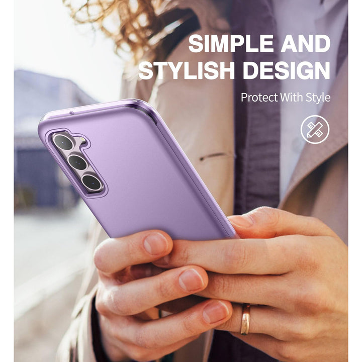 Suritch Rose Marble Rugged Case for Galaxy S23 Plus - DOKUTRONIX