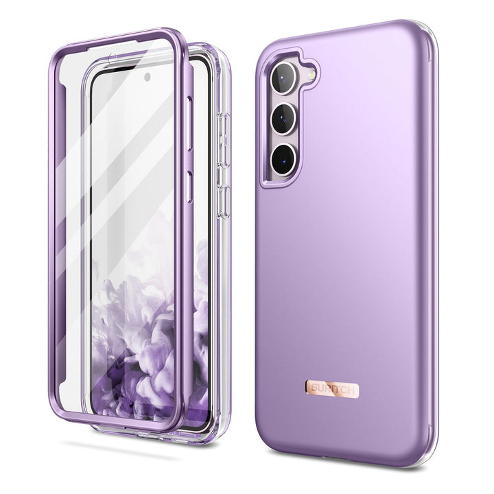 Suritch Rose Marble Rugged Case for Galaxy S23 Plus - DOKUTRONIX