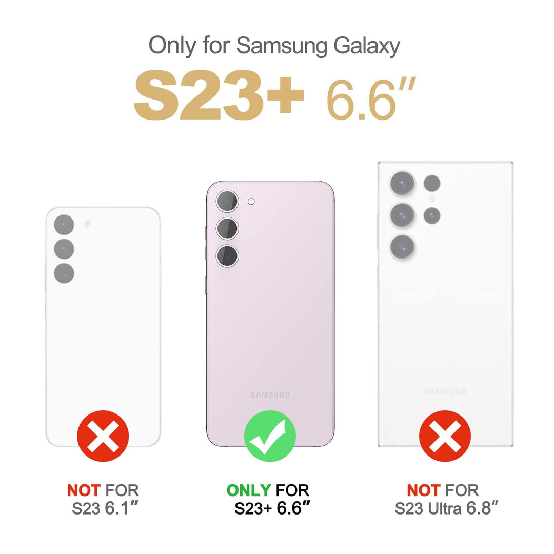 Suritch Rose Marble Rugged Case for Galaxy S23 Plus - DOKUTRONIX