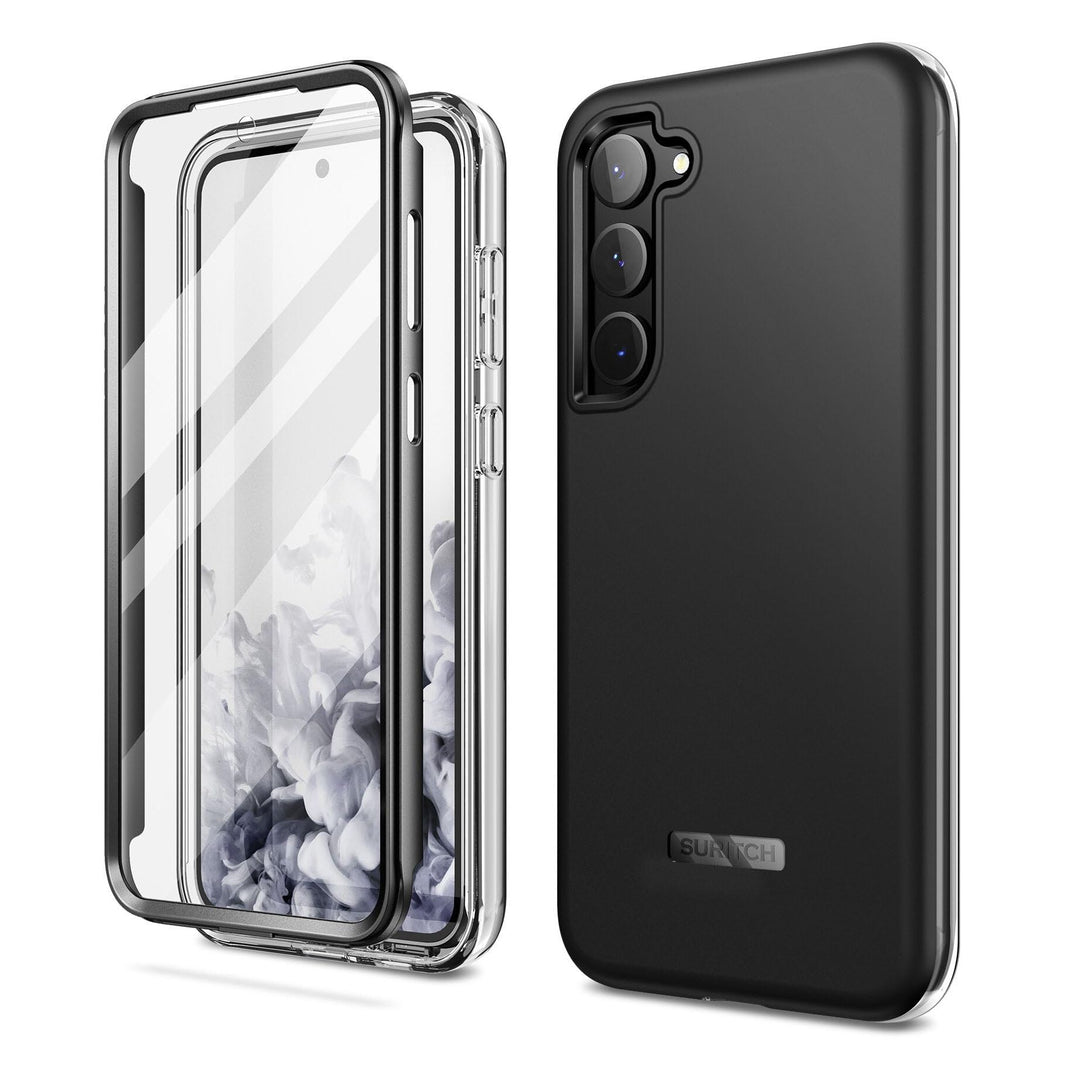 Suritch Rose Marble Rugged Case for Galaxy S23 Plus - DOKUTRONIX