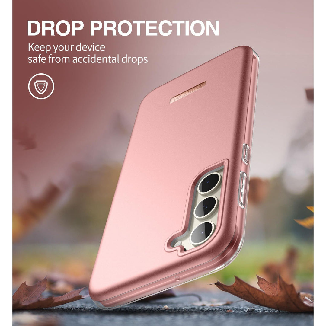 Suritch Rose Marble Rugged Case for Galaxy S23 Plus - DOKUTRONIX