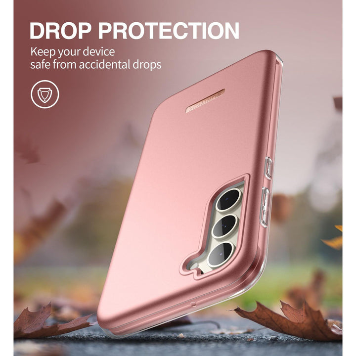 Suritch Rose Marble Rugged Case for Galaxy S23 Plus - DOKUTRONIX