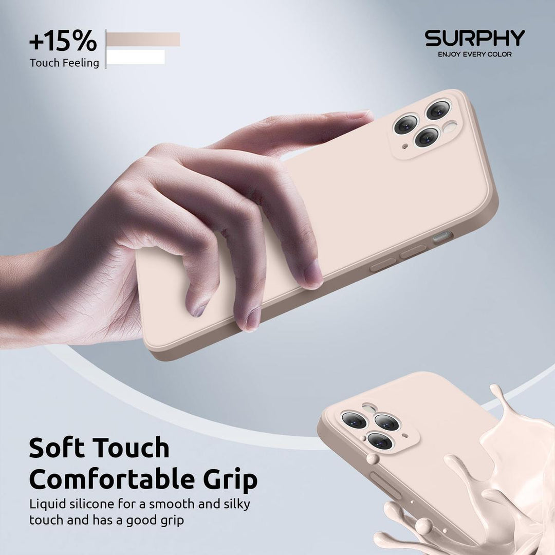 SURPHY Slim Pink iPhone 11 Pro Max Case with Camera Guard - DOKUTRONIX