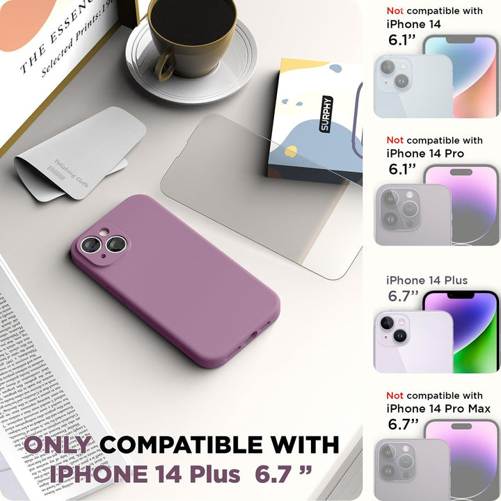 iPhone 14+ Lilac Soft Case - DOKUTRONIX
