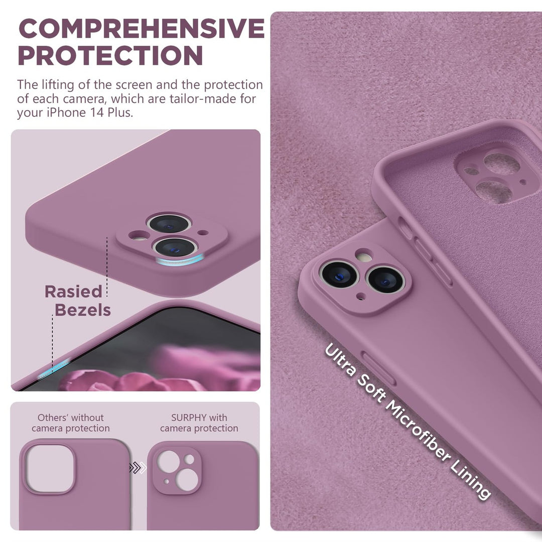iPhone 14+ Lilac Soft Case - DOKUTRONIX
