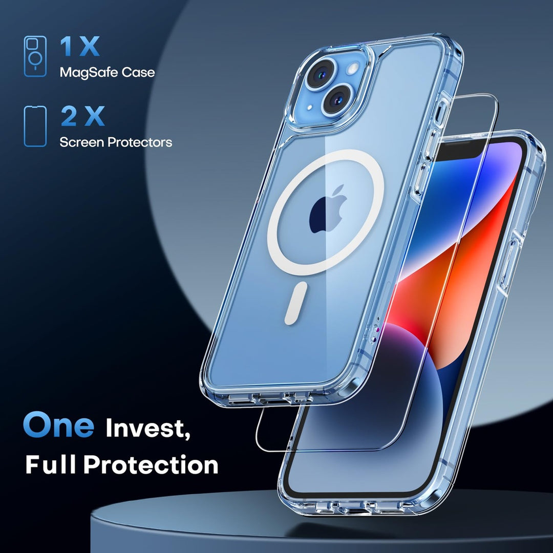 Tauri Shield: 3-in-1 MagSafe Case for iPhone 14 Plus - DOKUTRONIX