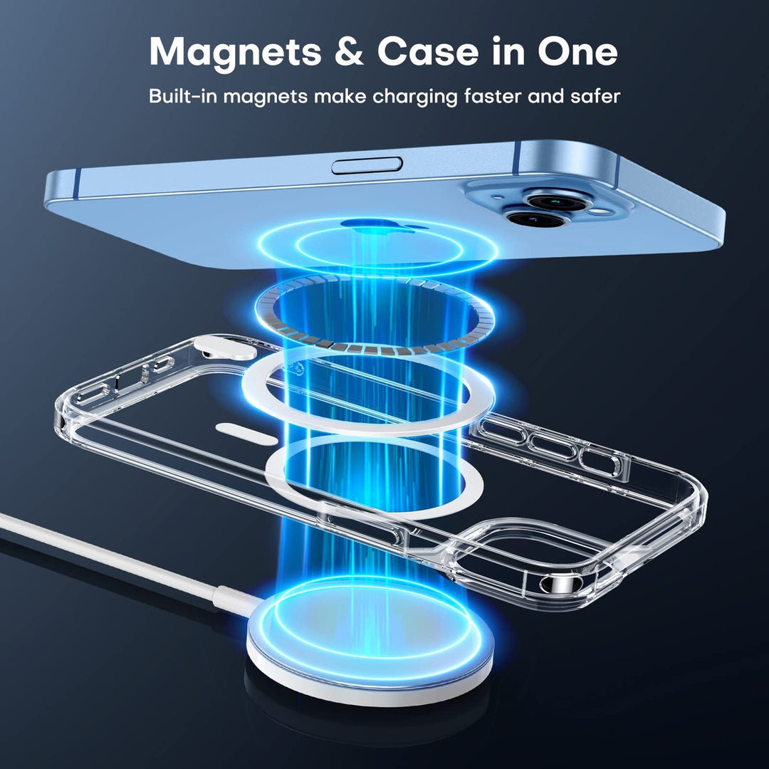 Tauri Shield: 3-in-1 MagSafe Case for iPhone 14 Plus - DOKUTRONIX