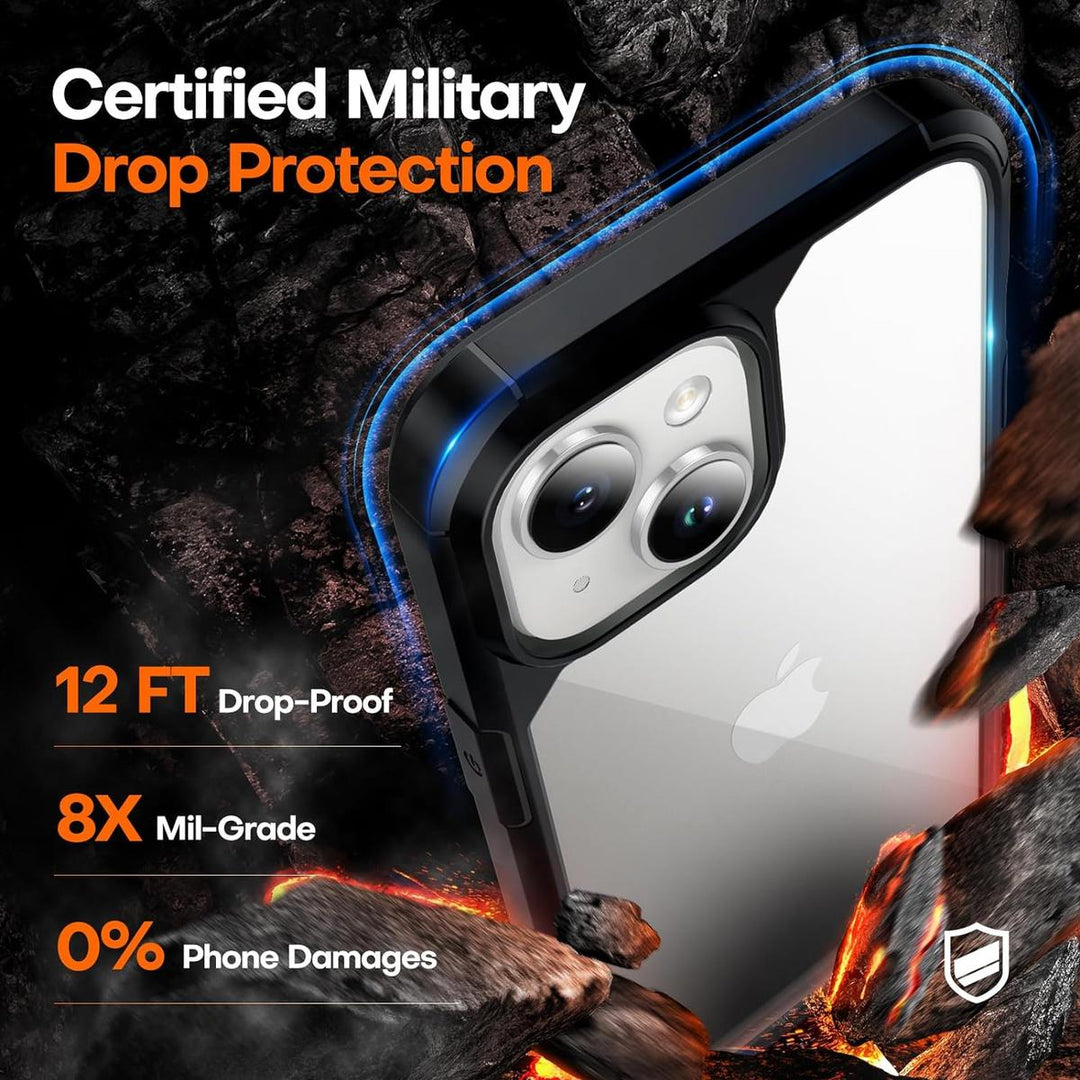 TAURIiPhone 15 Clear Case Bundle: 5-in-1 Protection - DOKUTRONIX