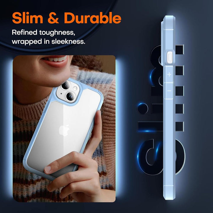 TAURI 5-in-1 Clear Case Bundle for iPhone 15 - DOKUTRONIX