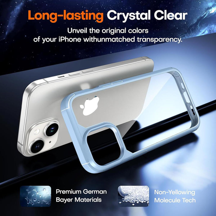 TAURI 5-in-1 Clear Case Bundle for iPhone 15 - DOKUTRONIX