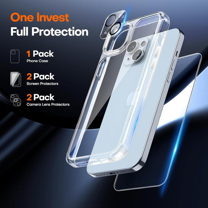ClearShield 5-in-1 iPhone 15 Case - DOKUTRONIX