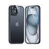 Tauri 5-in-1 Frosted Black Case for iPhone 15