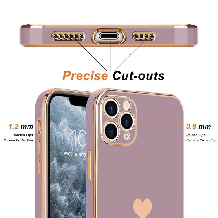 HeartBling Lavender iPhone 11 Pro Max Case - DOKUTRONIX