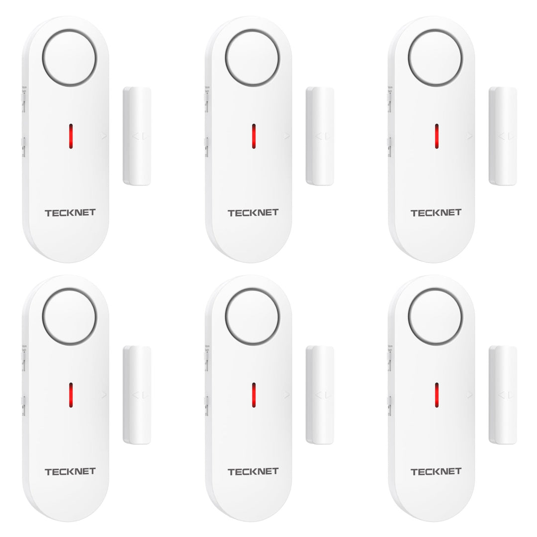 TECKNET Door Alarms for Kids Safety, Window Alarm Pool Alarms Door Alarm for Home Security, 2-in-1 Alarm & Chime, 3-Level Volume Control, Wireless Alarm for House Hotel Cars Sheds Caravans (3 Pack) - DOKUTRONIX