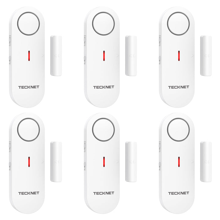 TECKNET Door Alarms for Kids Safety, Window Alarm Pool Alarms Door Alarm for Home Security, 2-in-1 Alarm & Chime, 3-Level Volume Control, Wireless Alarm for House Hotel Cars Sheds Caravans (3 Pack) - DOKUTRONIX