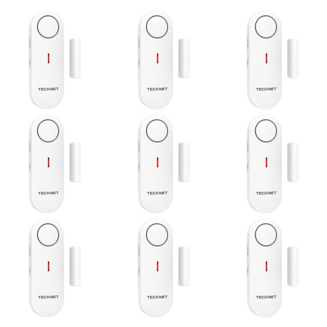 TECKNET Door Alarms for Kids Safety, Window Alarm Pool Alarms Door Alarm for Home Security, 2-in-1 Alarm & Chime, 3-Level Volume Control, Wireless Alarm for House Hotel Cars Sheds Caravans (3 Pack) - DOKUTRONIX
