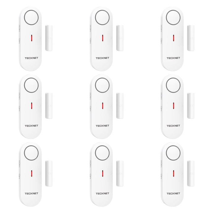 TECKNET Door Alarms for Kids Safety, Window Alarm Pool Alarms Door Alarm for Home Security, 2-in-1 Alarm & Chime, 3-Level Volume Control, Wireless Alarm for House Hotel Cars Sheds Caravans (3 Pack) - DOKUTRONIX