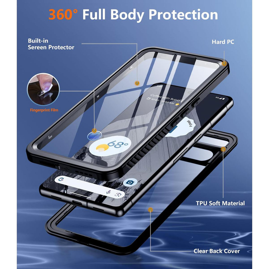 Temdan Shield: Pixel 8 Pro Waterproof Case - DOKUTRONIX