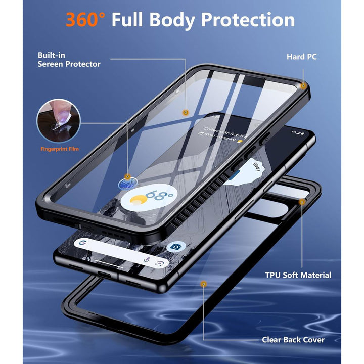 Temdan Shield: Pixel 8 Pro Waterproof Case - DOKUTRONIX