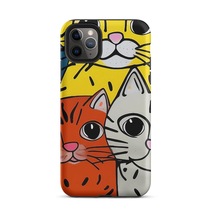 Triple Cat Armor iPhone Case - DOKUTRONIX