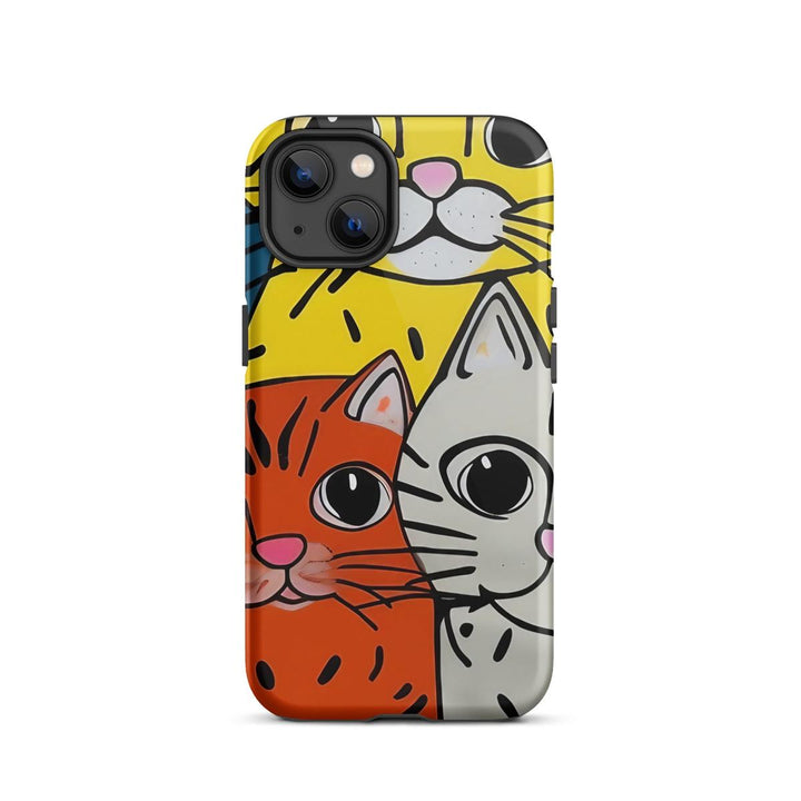 Triple Cat Armor iPhone Case - DOKUTRONIX