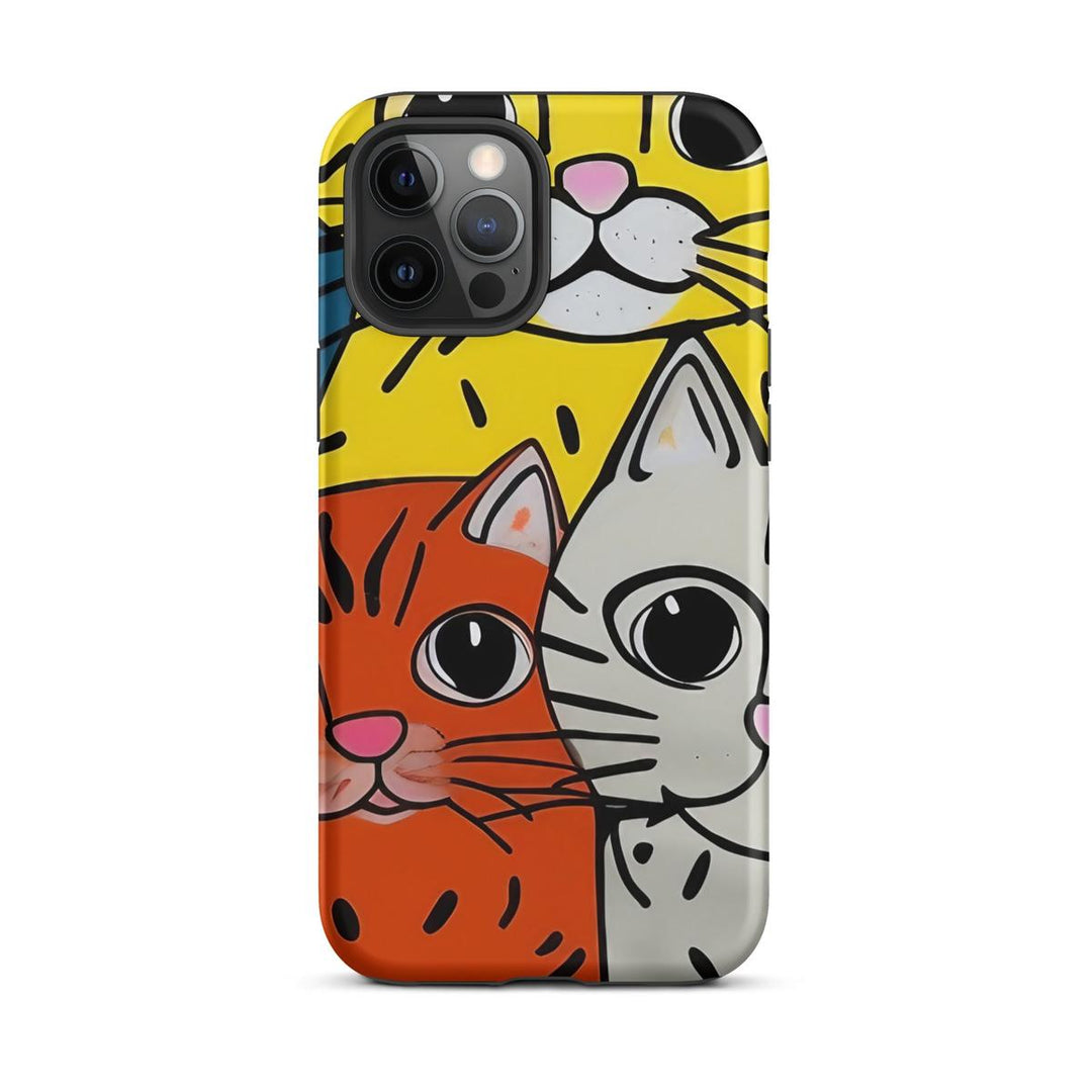 Triple Cat Armor iPhone Case - DOKUTRONIX