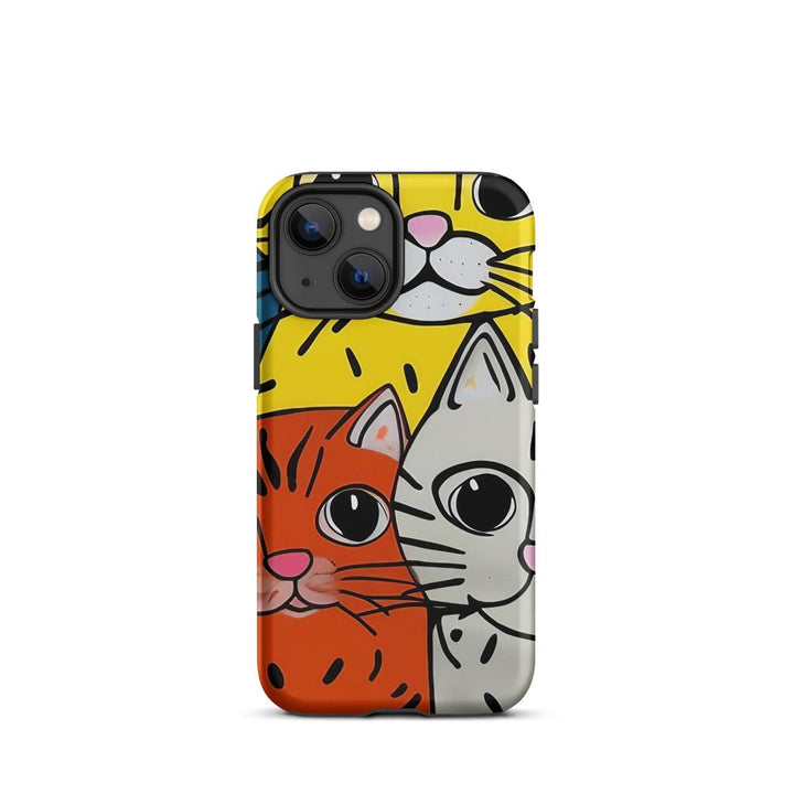 Triple Cat Armor iPhone Case - DOKUTRONIX