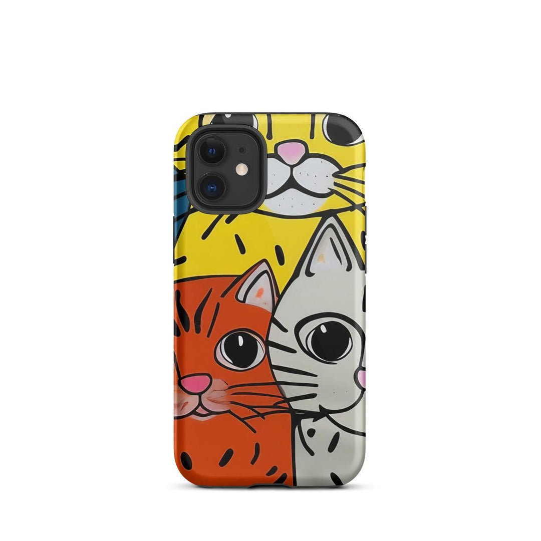 Triple Cat Armor iPhone Case - DOKUTRONIX
