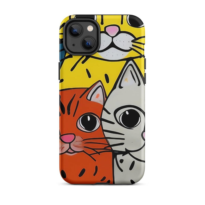 Triple Cat Armor iPhone Case - DOKUTRONIX