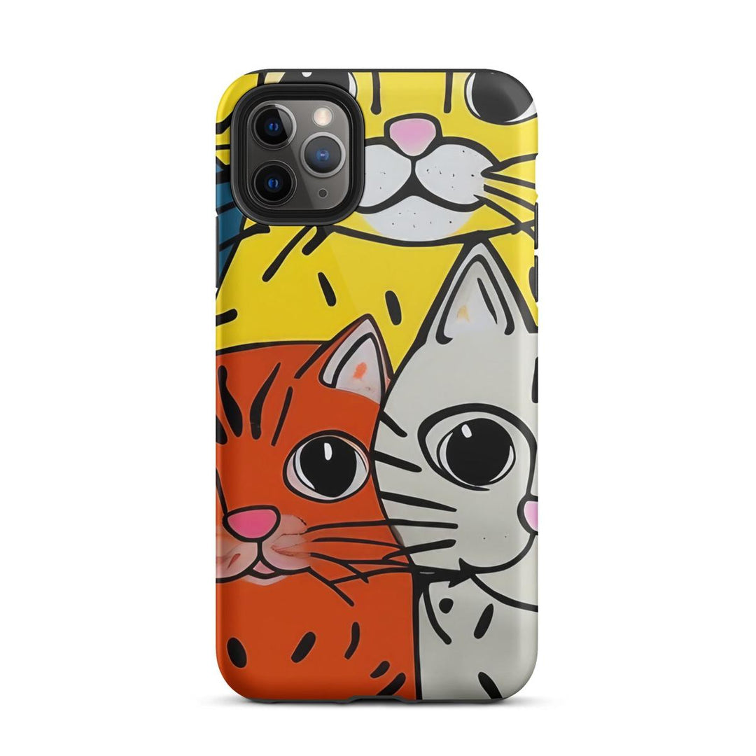 Triple Cat Armor iPhone Case - DOKUTRONIX