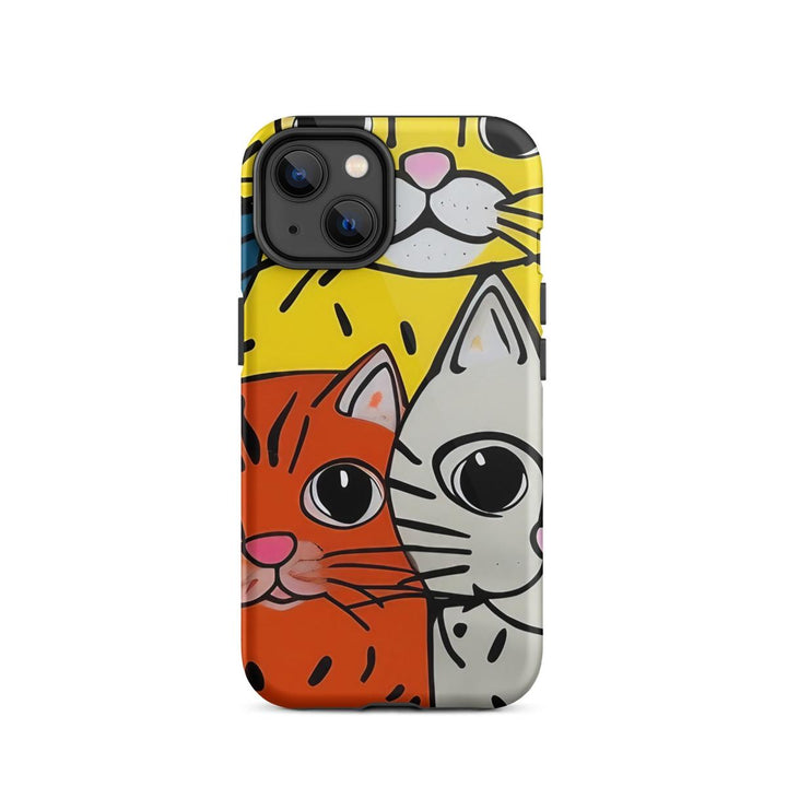 Triple Cat Armor iPhone Case - DOKUTRONIX