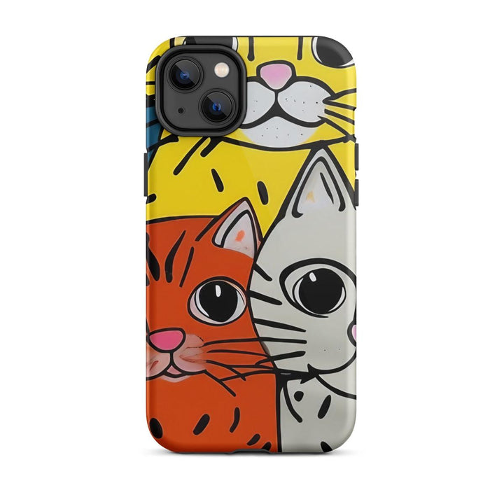Triple Cat Armor iPhone Case - DOKUTRONIX