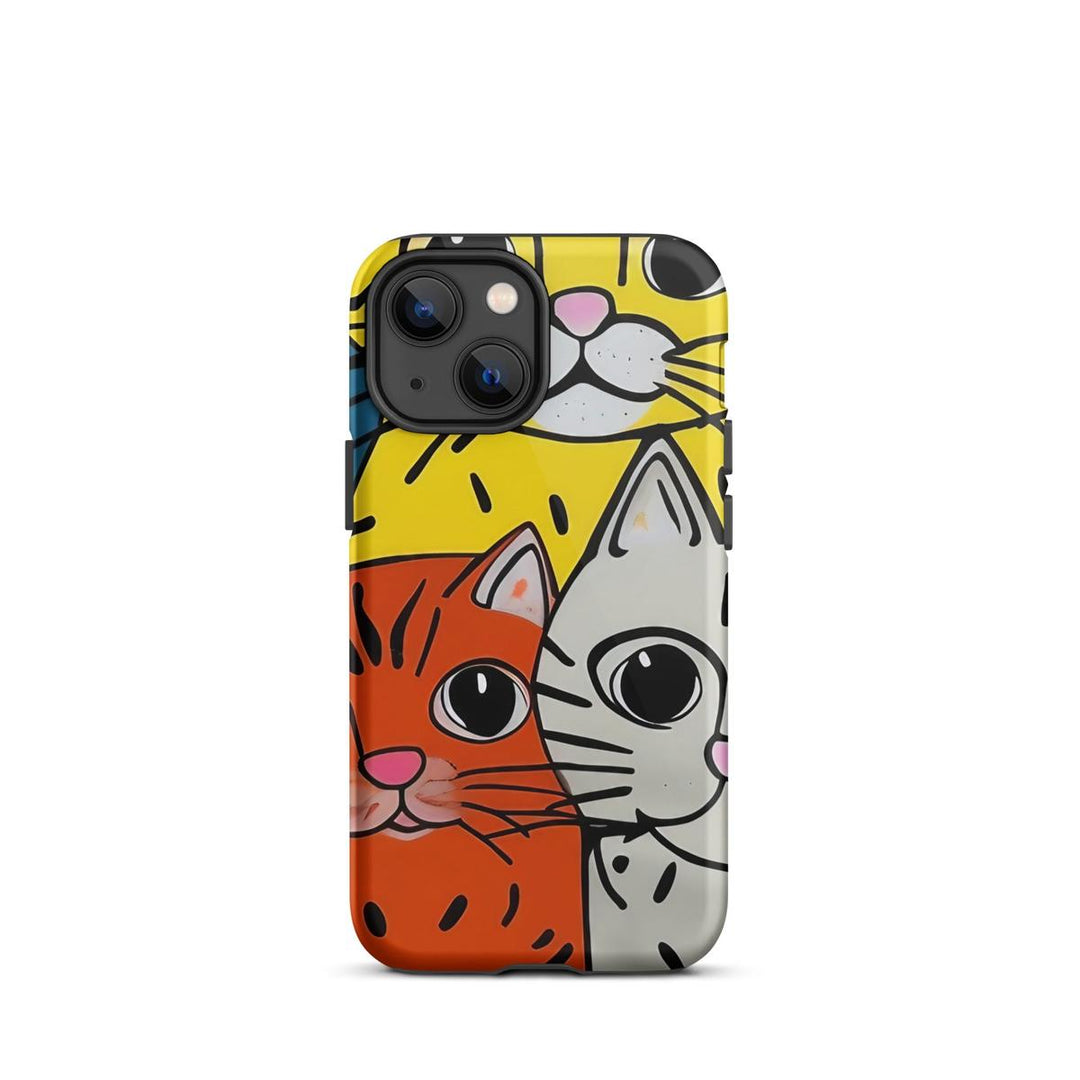 Triple Cat Armor iPhone Case - DOKUTRONIX