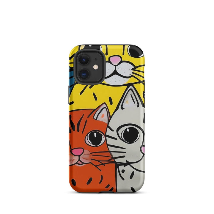 Triple Cat Armor iPhone Case - DOKUTRONIX
