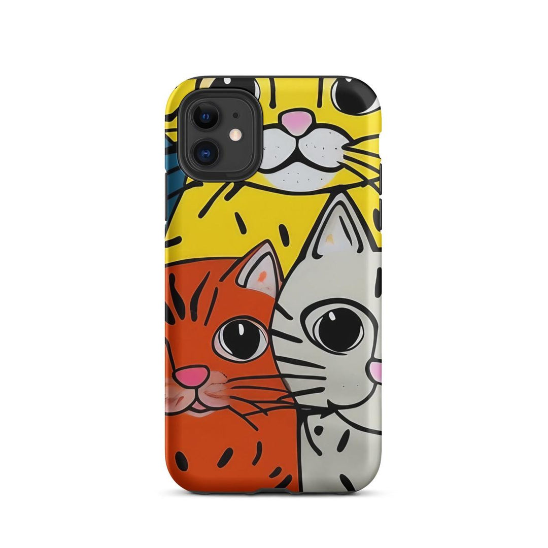Triple Cat Armor iPhone Case - DOKUTRONIX