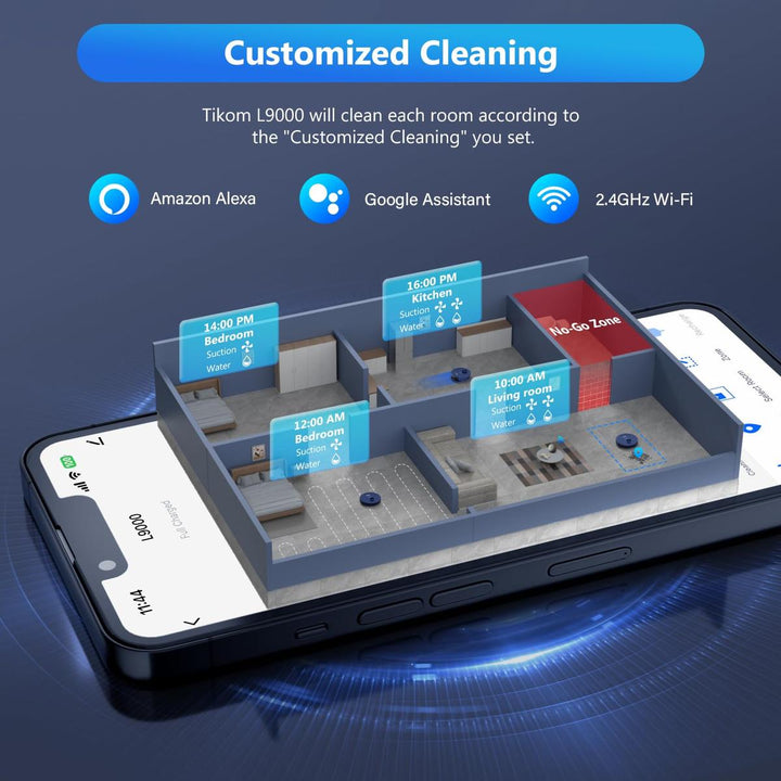 CleanXpress: 4000Pa Vacuum & Mop - DOKUTRONIX