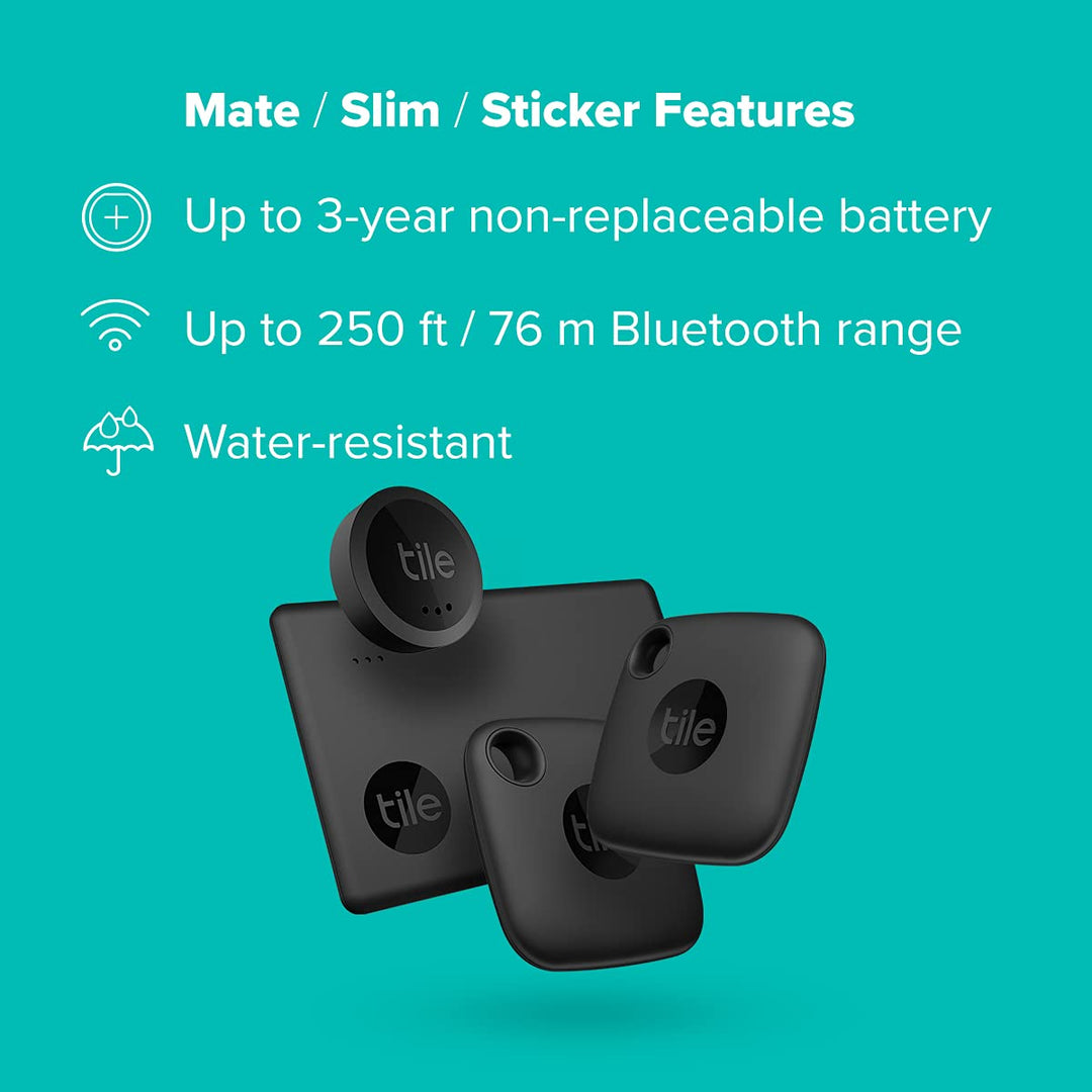 Tile Slim Tracker: Wallet & Item Locator, 250ft Range - DOKUTRONIX