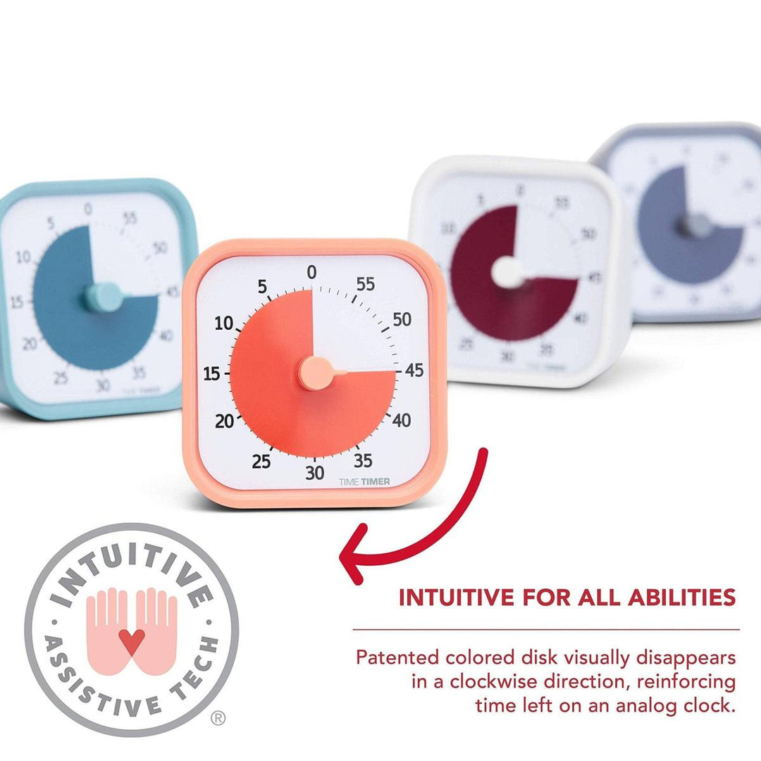 TIME TIMER MOD - Kids Visual Timer (Dreamsicle Orange) - DOKUTRONIX