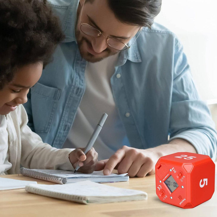 TimeCube Plus: Silent LED Timer for All Ages - DOKUTRONIX