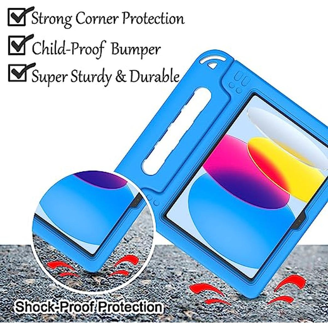 TIRIN Kids Armor Case for New iPad 10.9 - Blue - DOKUTRONIX